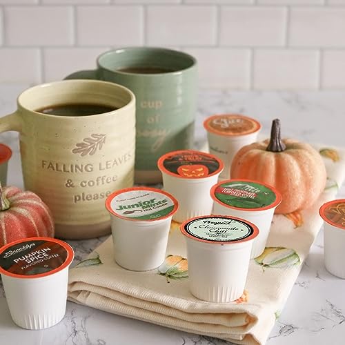 Two Rivers Coffee Flavored Coffee Pods Compatible with Keurig K Cup Brewers  Assorted Variety Pack Flavored Coffee  40 Count