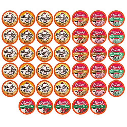 Two Rivers Coffee Flavored Coffee Pods Compatible with Keurig K Cup Brewers  Assorted Variety Pack Flavored Coffee  40 Count