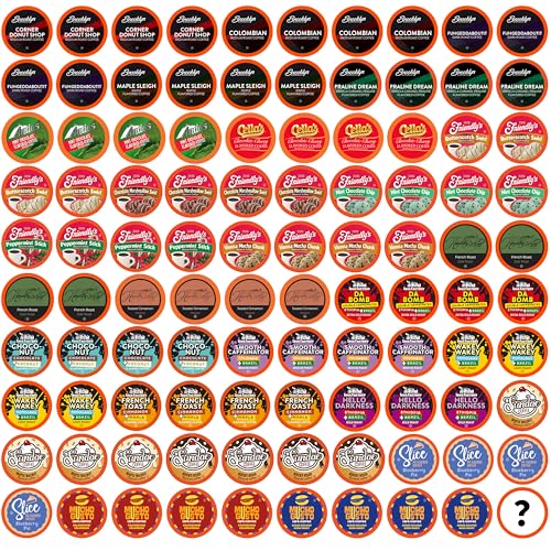 Two Rivers Coffee Flavored Coffee Pods Compatible with Keurig K Cup Brewers  Assorted Variety Pack Flavored Coffee  40 Count