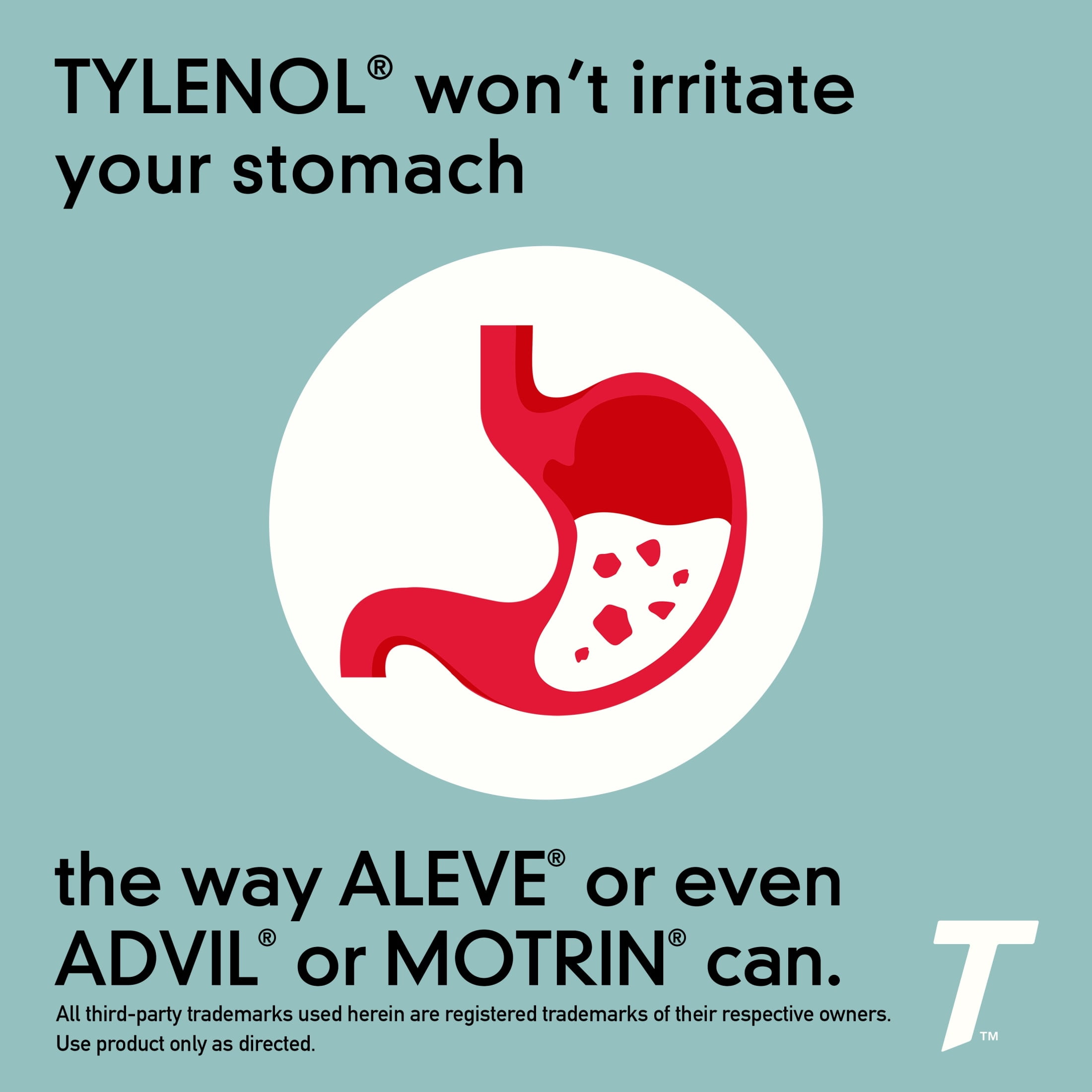 Tylenol Extra Strength 500mg Acetaminophen Caplets  50 Ct