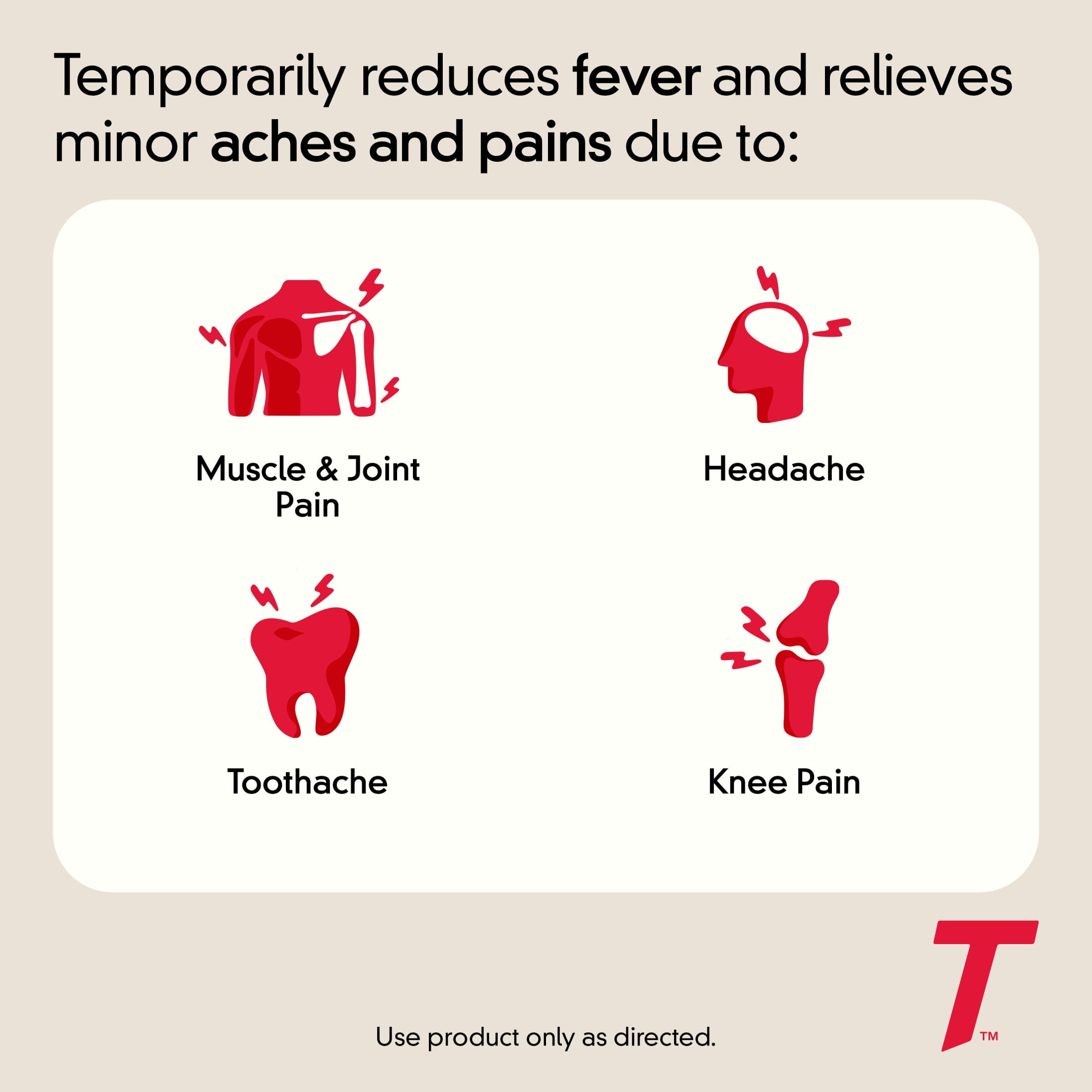 Tylenol Extra Strength 500mg Acetaminophen Caplets  50 Ct