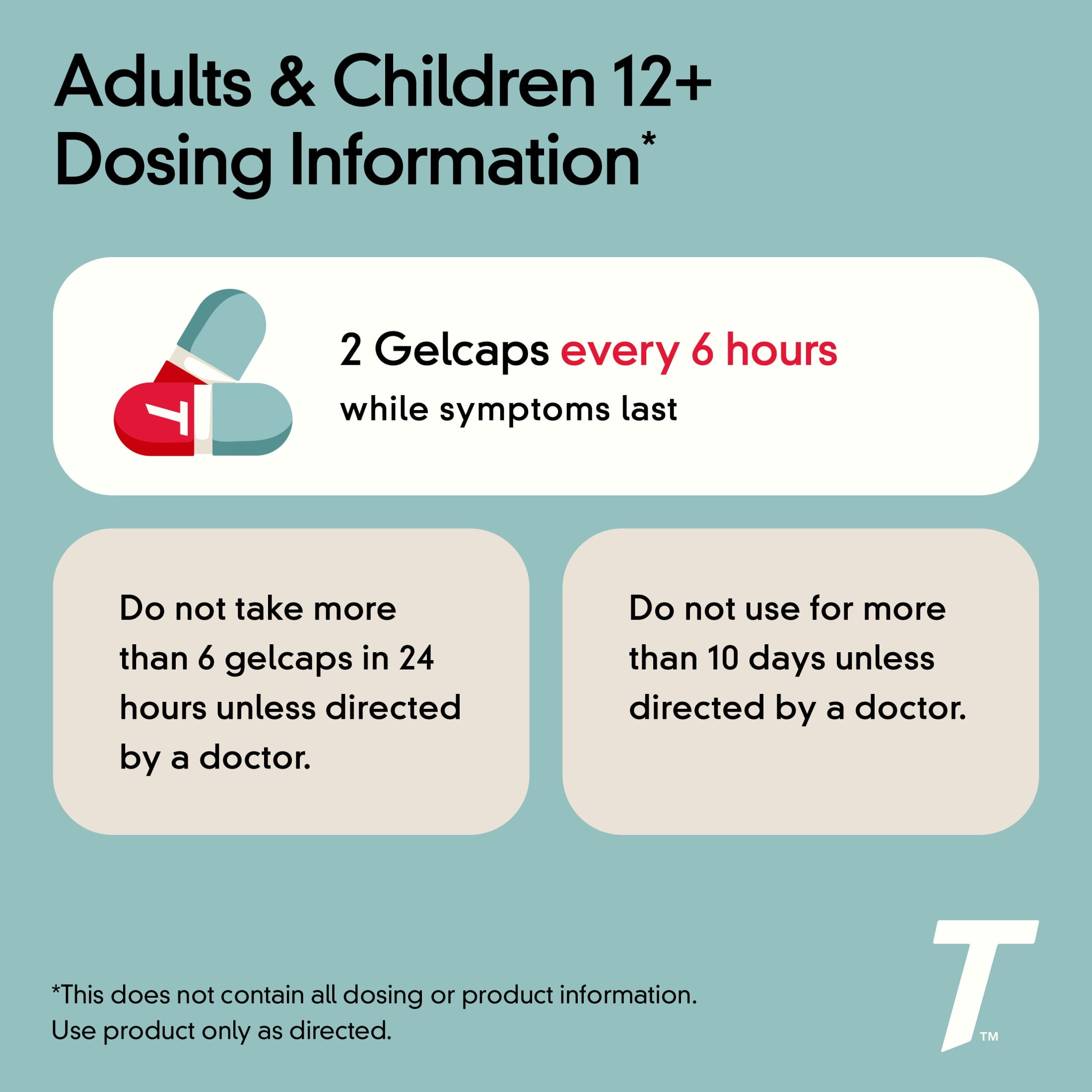 Tylenol Extra Strength 500 mg Acetaminophen Rapid Release Gels  50 Count