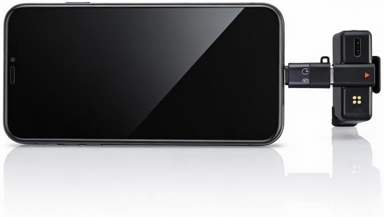 Type C Adapter for Lightning Port Devices for DJI Mic 3  Fast Charging  for iPhone 8 14 Smartphone/PC/Mac ConnectorWireless Microphone Receiver Audio Accessories  2 Pack 