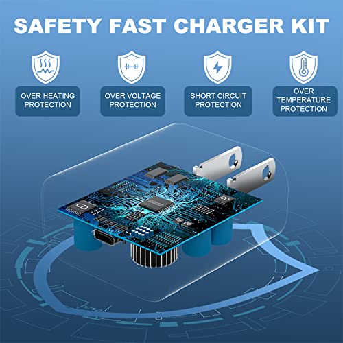 Type C Charger Fast Charging  45W USB C Super Fast Type C Wall Charger for Samsung Galaxy S25 Ultra/S25/S24 Ultra/S23 Ultra/S23/S22 Ultra/S22/S21/S20  PPS Android Charge Block with 8FT Cable