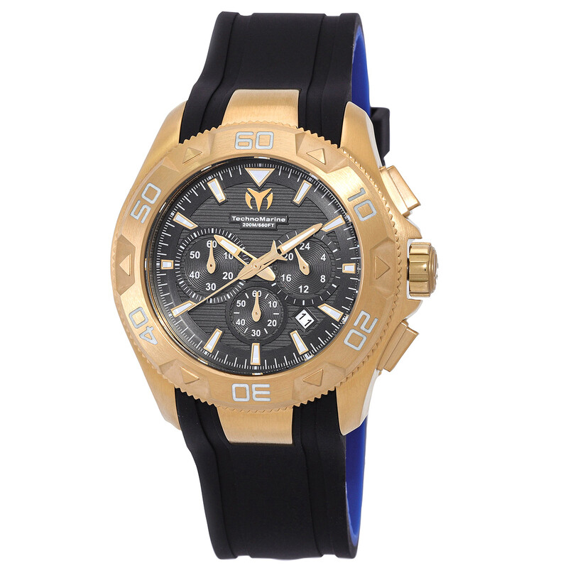 Tecnomar Reloj de hombre UF6 Cronógrafo Fecha Cuarzo Esfera Negra