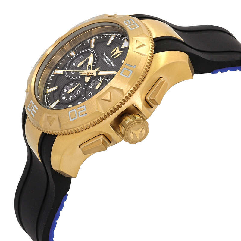 Tecnomar Reloj de hombre UF6 Cronógrafo Fecha Cuarzo Esfera Negra