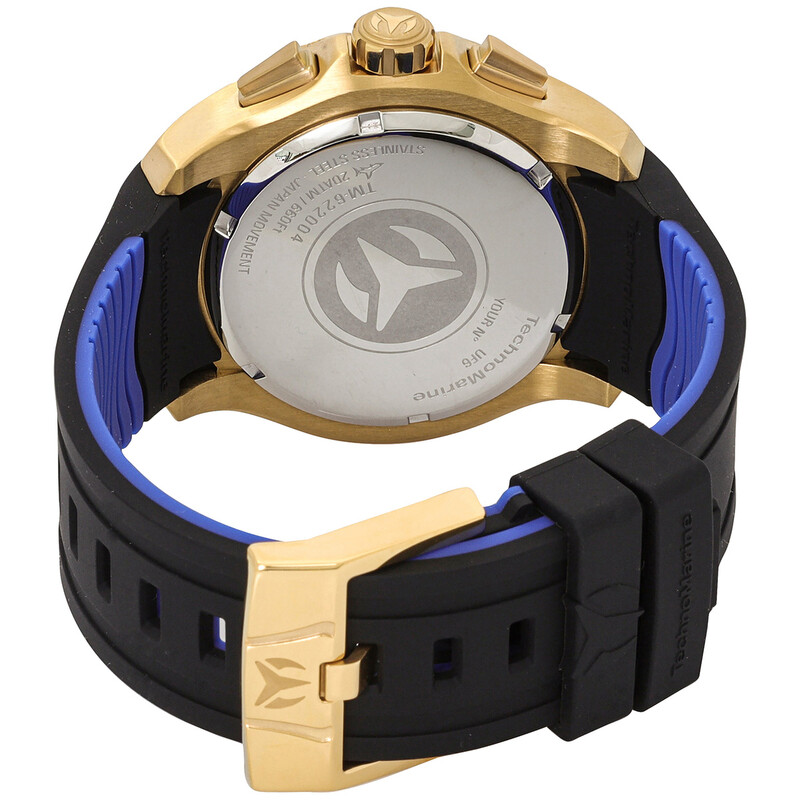 Tecnomar Reloj de hombre UF6 Cronógrafo Fecha Cuarzo Esfera Negra