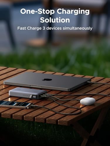 UGREEN 20000mAh 100W Power Bank  Nexode Portable Charger USB C 3 Port PD Fast Charging Battery Pack Digital Display for iPhone 17/16  MacBook  iPad  Galaxy S26 Ultra  Steam Deck  Dell XPS and More