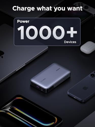 UGREEN 20000mAh 100W Power Bank  Nexode Portable Charger USB C 3 Port PD Fast Charging Battery Pack Digital Display for iPhone 17/16  MacBook  iPad  Galaxy S26 Ultra  Steam Deck  Dell XPS and More