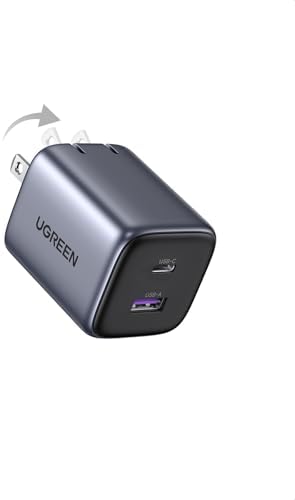 UGREEN 35W USB C Charger for iPhone 17 Fast Charging  Nexode 2 Ports GaN Foldable PPS Compact Fast Wall Charger Block for iPhone 17/16/15  Galaxy S25/S24/S23  Pixel 10/9/8  iPad  MacBook  Steam Deck