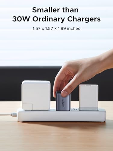 UGREEN 35W USB C Charger for iPhone 17 Fast Charging  Nexode 2 Ports GaN Foldable PPS Compact Fast Wall Charger Block for iPhone 17/16/15  Galaxy S25/S24/S23  Pixel 10/9/8  iPad  MacBook  Steam Deck