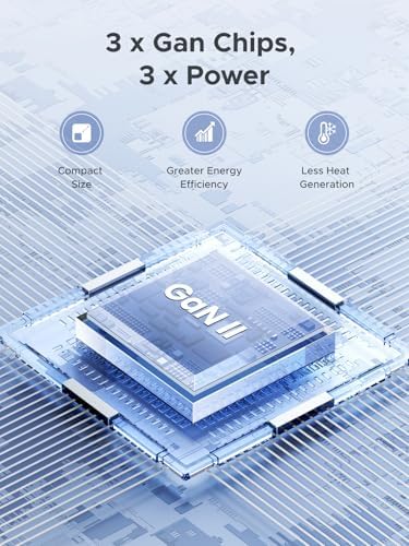 UGREEN 3 Port 30W USB C Charger  GaN II Compact iPhone Charger Fast Charging  Type C Power Adapter for iPhone 17/16/15 Series  Samsung Galaxy S25/24/23  iPad  Matt Black