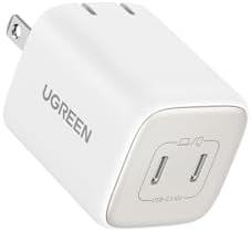 UGREEN 45W USB C Charger  Nexode 2 Port GaN Foldable PPS Wall Charger Block Support Samsung Super Fast Charging 2 0 for Galaxy S25/S24/Note 20  iPhone 16/15/14  iPad  MacBook  Steam Deck  White