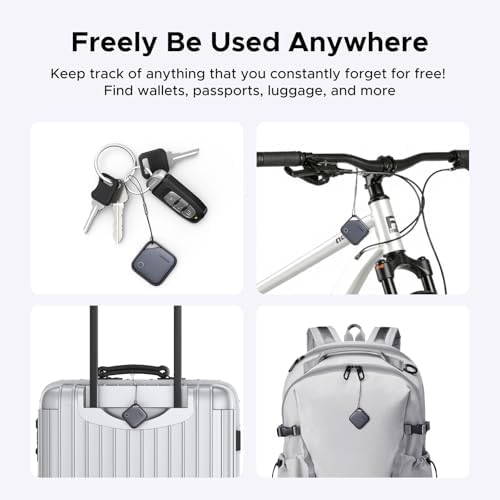 UGREEN FineTrack  iOS Only  Air Tracker Tags 4 Pack  2 Year Replaceable Battery Bluetooth Tracker Compatible with Apple Find My  Item Finder Smart Tag for Keys  Luggage    Apple Find My Certified 