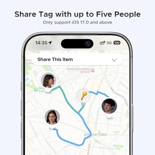 UGREEN FineTrack  iOS Only  Air Tracker Tags 4 Pack  2 Year Replaceable Battery Bluetooth Tracker Compatible with Apple Find My  Item Finder Smart Tag for Keys  Luggage    Apple Find My Certified 