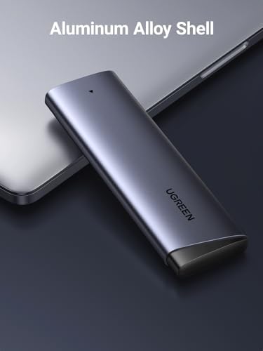 UGREEN M 2 NVMe SSD Enclosure 10Gbps USB 3 2 Gen 2  10 Gbps  to NVME M Key/ B M  Key Solid State Drive External Enclosure Support UASP Trim for 2230/2242 /2260/2280 NVME SSDs