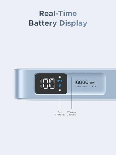 UGREEN MagFlow 10 000mAh Power Bank  Qi2 25W Certified Wireless Charging  Magnetic Portable Charger for MagSafe with Built in Cable  30W USB C Battery Pack for iPhone 17 Pro Max/16/15/14/13/12