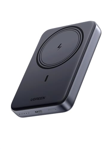 UGREEN Magnetic Power Bank 10 000mAh Wireless Portable Charger  PD 20W Fast Charging Battery Pack with USB C for Magsafe  iPhone 16/16 Pro/15/15 Plus/15 Pro/15 Pro Max  iPhone14/13/12 Series