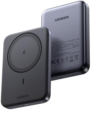 UGREEN Magnetic Power Bank 10 000mAh Wireless Portable Charger  PD 20W Fast Charging Battery Pack with USB C for Magsafe  iPhone 17/17 Pro/17 Air/17 Pro Max/16/16 Pro/16 Pro Max  iPhone15/14/13 Series