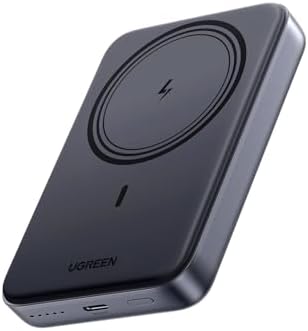 UGREEN Cargador de energía magnético, cargador portátil inalámbrico de 10,000 mAh, PD 20 W de carga rápida con USB-C para Magsafe, iPhone 17/17 Pro/17 Air/17 Pro Max/16/16 Pro/16 Pro Max, iPhone15/14
