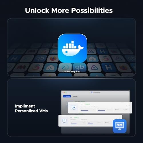 UGREEN NAS DXP4800 Pro 4 Bay Desktop NAS  Intel  Core  i3 1315U 6 Core CPU  8GB DDR5 RAM  128G SSD  1x 10GbE  1x 2 5GbE  2X M 2 NVMe Slots  4K HDMI  Network Attached Storage  Diskless