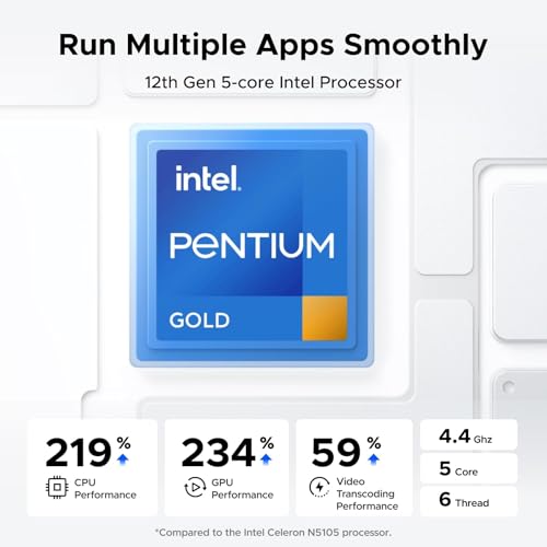 UGREEN NASync DXP4800 Plus 4 Bay Desktop NAS  Intel Pentium Gold 8505 5 Core CPU  8GB DDR5 RAM  128G SSD  1   10GbE  1   2 5GbE  2   M 2 NVMe Slots  4K HDMI  Network Attached Storage  Diskless 
