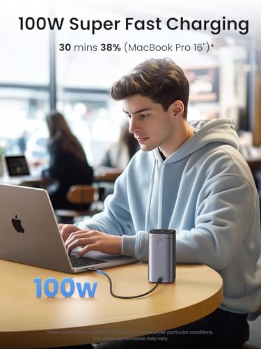 UGREEN Nexode Power Bank 20000mAh 145W PD 3 0 Portable Charger 72Wh Qi2 Certified 15W Wireless Fast Charging Magsafe Battery Pack 2C1A with TFT Display for iPhone 17/16 Series/MacBook/iPad and More