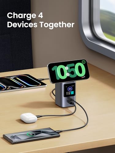 UGREEN Nexode Power Bank 20000mAh 145W PD 3 0 Portable Charger 72Wh Qi2 Certified 15W Wireless Fast Charging Magsafe Battery Pack 2C1A with TFT Display for iPhone 17/16 Series/MacBook/iPad and More