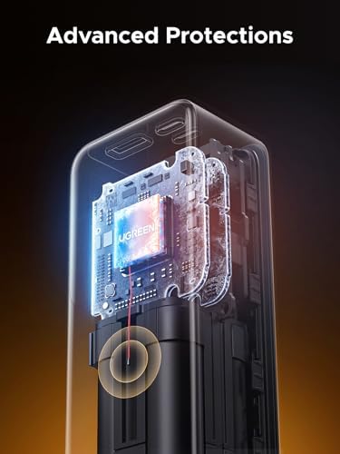 UGREEN Nexode Power Bank 20000mAh 165W with Built in USB C Cable Laptop Travel Portable Charger  100W Input  Fast Charging for MacBook Pro/Air/iPhone 17/16/iPad Pro/Galaxy S25 Ultra/Dell/HP and More