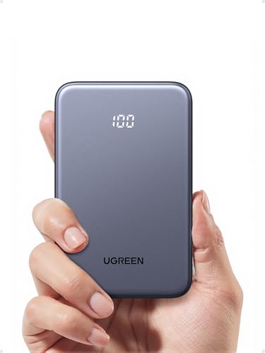 UGREEN Power Bank 10 000mAh 22 5W  Compact Portable Charger USB C PD3 0 Travel Fast Charging Battery Pack with Digital Display for iPhone 17/16/15/14/13/12 Pro Max  Galaxy S25/S24 Ultra