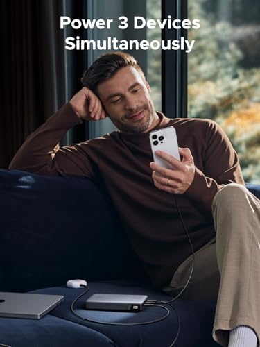 UGREEN Power Bank 25 000mAh 145W Laptop Portable Charger  Nexode 3 Port USB C PD Battery Pack  for MacBook Pro/Air  Dell XPS  iPhone 17/16/15/14  Galaxy S24  Steam Deck  iPad  and More