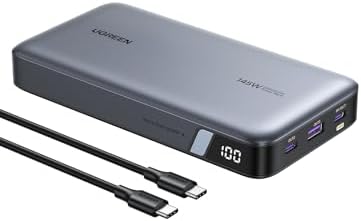 UGREEN Power Bank 25 000mAh 145W Laptop Portable Charger  Nexode 3 Port USB C PD Battery Pack  for MacBook Pro/Air  Dell XPS  iPhone 17/16/15/14  Galaxy S26 Steam Deck  iPad  and More