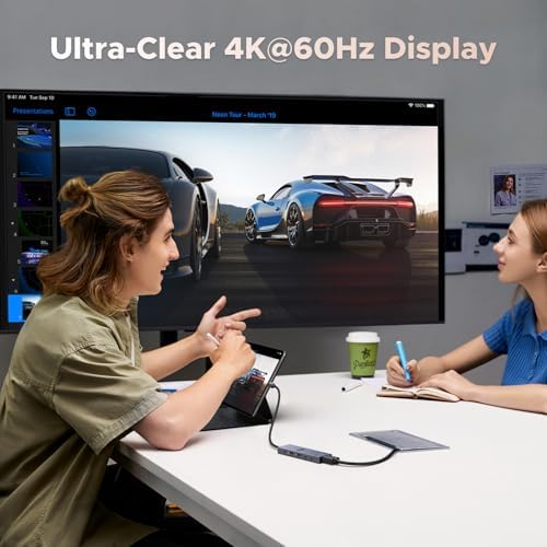 UGREEN Revodok Pro USB C Hub 6 in 1 10Gbps 4K 60Hz HDMI  100W Power Delivery for MacBook Neo/Pro/Air  iPad Pro  Thinkpad Rog Ally and More