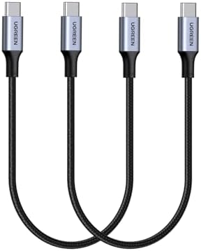 UGREEN USB C to USB C Cable  100W 2 Pack USB C Charger Cable for iPhone 17/17 Air/17 Pro/17 Pro Max/16  MacBook Pro  iPad Pro  Dell XPS  Samsung Galaxy S25/S24/S23 Ultra  Switch  Pixel  3 3FT Black