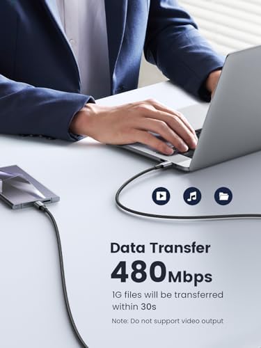 UGREEN USB C to USB C Cable  100W 2 Pack USB C Charger Cable for iPhone 17/17 Air/17 Pro/17 Pro Max/16  MacBook Pro  iPad Pro  Dell XPS  Samsung Galaxy S25/S24/S23 Ultra  Switch  Pixel  3 3FT Black