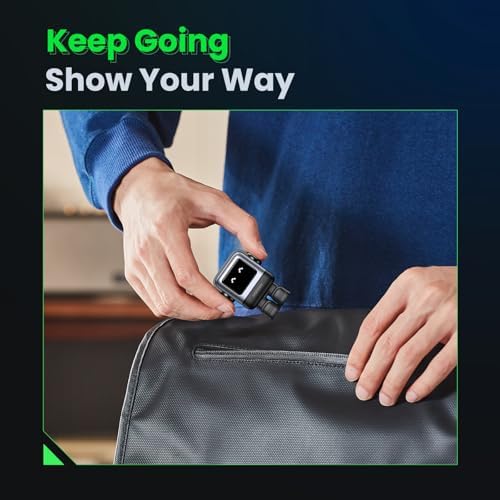 UGREEN Uno 65W USB C Charger Block  Nexode 3 Port GaN Fast Charger with Screen  Fun Robot Gifts for Men Women  Compatible with iPhone 17  MacBook Pro/Air  XPS  Galaxy S25  Steam Deck  ROG Ally  Black