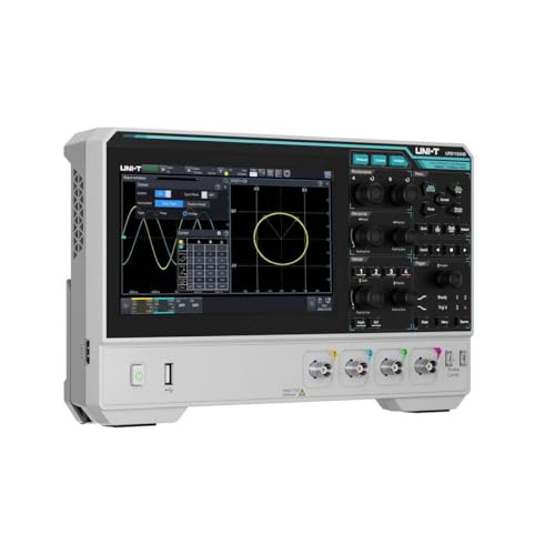 Osciloscopio digital UPO1154HD, 12-Bit 2 canales, 1.25GSa/s 100Mpts, 1,000,000wfms/s Ultra Fosforo 3.0, 7" pantalla táctil, UART I2C SPI CAN LIN (150MHz 4 canales)
