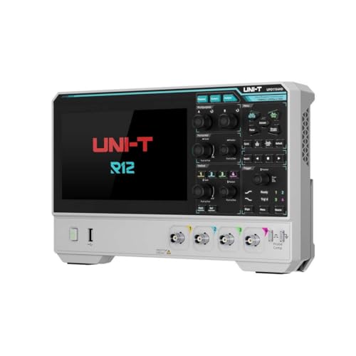 Osciloscopio digital UPO1154HD, 12-Bit 2 canales, 1.25GSa/s 100Mpts, 1,000,000wfms/s Ultra Fosforo 3.0, 7" pantalla táctil, UART I2C SPI CAN LIN (150MHz 4 canales)