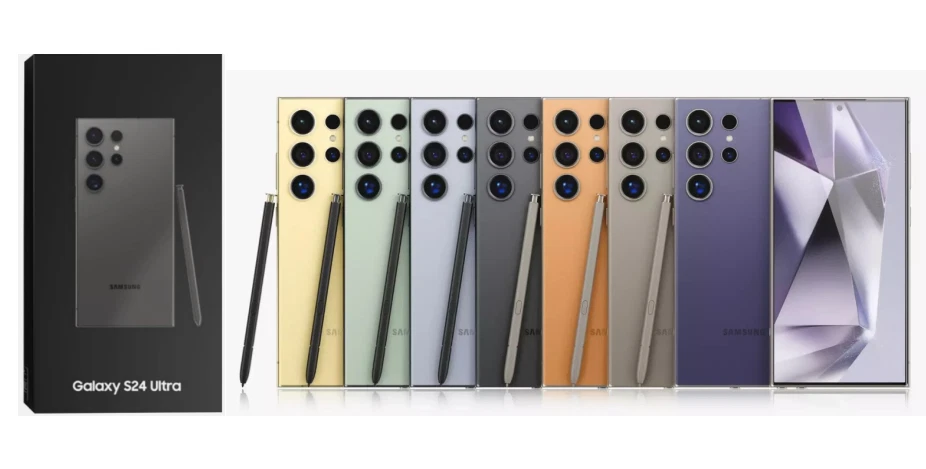 UNLOCKED Samsung Galaxy S24 Ultra 512GB   All Colors   W/RETAIL BOX   Pristine