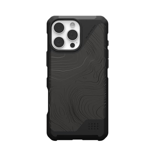 URBAN ARMOR GEAR UAG  Limited Edition  Designed for iPhone 16 Pro Max Case 6 9 Metropolis LT   Compatible with MagSafe Charging Rugged Anti Slip Military Grade Protective Cover  Topography