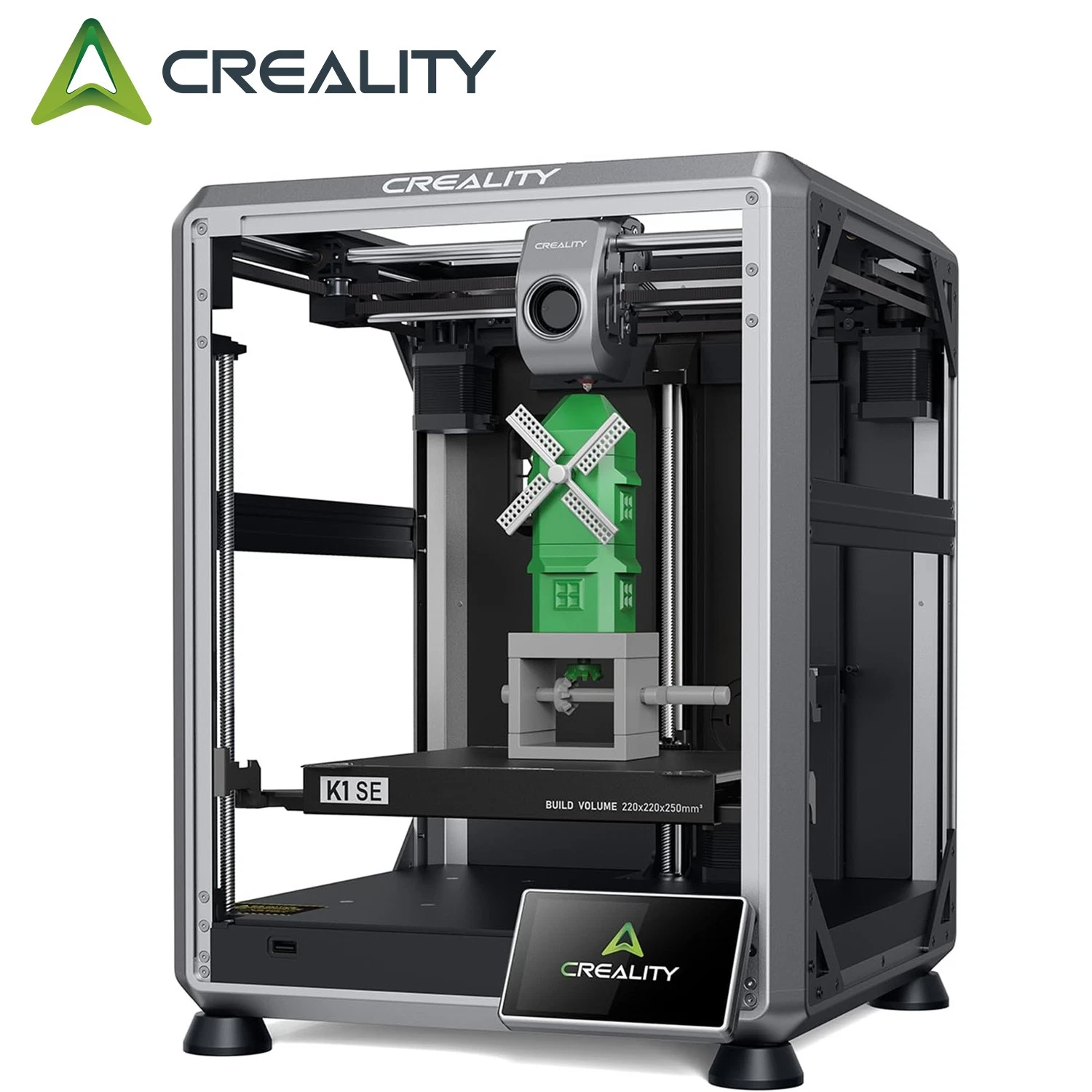 USED  Creality K1 SE 3D Printer 600mm/s Max High Speed Printing 250x220