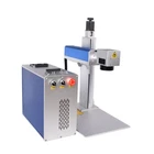 US 100W JPT Auto Focus M7 Fiber Laser Marking Engrave Machine Lightburn Ezcad2