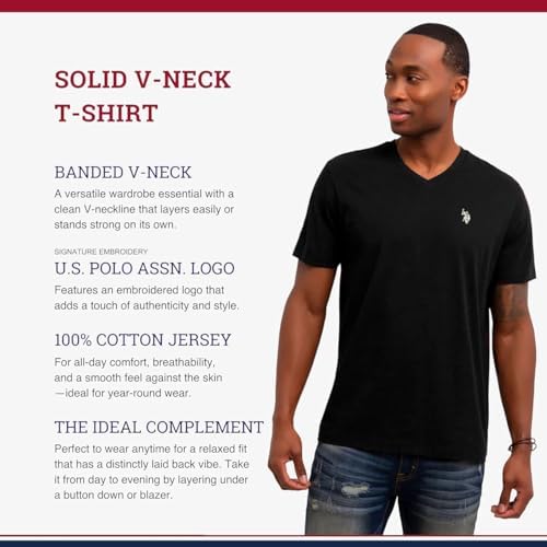 U S  Polo Assn  Mens V Neck Tee