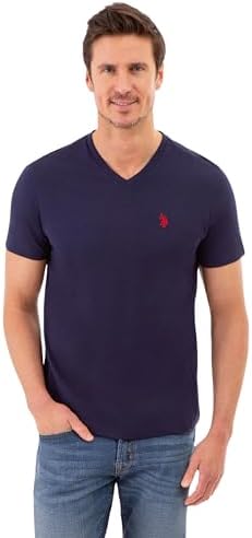 U S  Polo Assn  Mens V Neck Tee