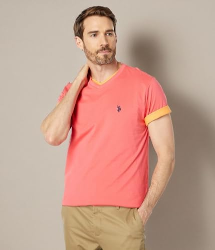 U S  Polo Assn  Mens V Neck Tee