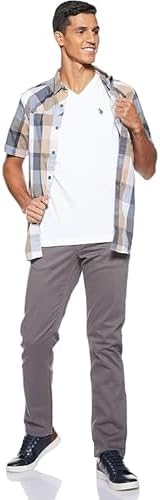 U S  Polo Assn  Mens V Neck Tee