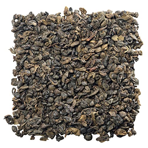 U.S. Wellness Naturals Té verde de pólvora orgánica | Hoja suelta | Calidad premium | Té verde orgánico 100% certificado | 16 onzas / 15.98 oz | 200+ tazas