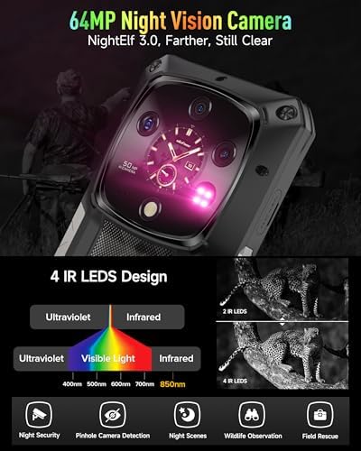 Ulefone Armor 28 Ultra 5G AI Rugged Phone & Wireless Charger  32GB 1TB/2TB Expansion  MTK Dimensity 9300  12 Core  6 67 AMLOD Dual Screen  64MP 50MP 50MP Real Camera  10600mAh/120W  8K Video