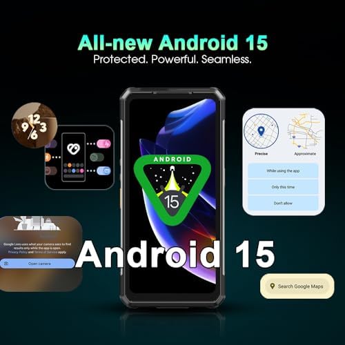 Ulefone Armor 34 PRO Plus 5G AI Smartphone resistente con proyector.25500mAh (66W), 32GB+512GB Andriod 15 teléfono, 6.95 FHD+ pantalla, 64MP+50MP+50MP+50MP, luz LED de 1100 lúmenes, Widevine L1, WiFi
