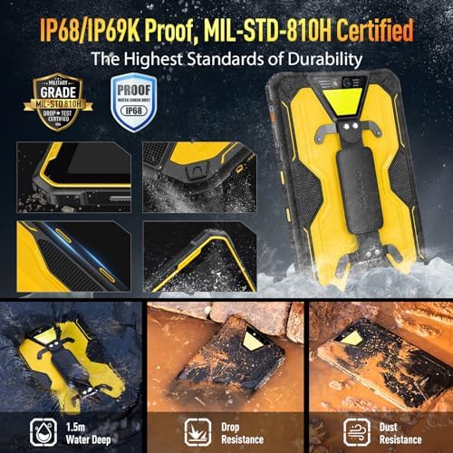 Ulefone Armor Pad 2 Rugged Tablet 4G  18600mAh 33W   11 inch 2K Display  IP68/69K  MTK Helio G99 16GB   256GB Android 13  Dual Speakers  uSmart Expansion Connector  48MP   16MP  WiFi 6/GPS/NFC   Black